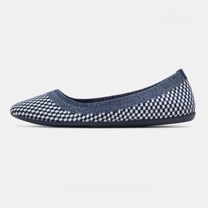 Allbirds Women's Tree Breezer, Blue White Checkered, Size 10